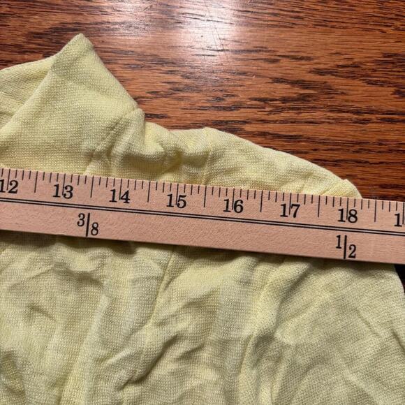 AMS Pure Flowy Open Cardigan Lemon Women's Size L Boho, Peasant NWT - Picture 10 of 15